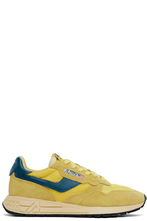 Yellow & Blue Reelwind Low Sneakers