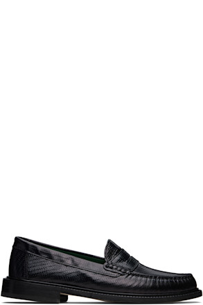 Black Yardee Mocassin Loafers
