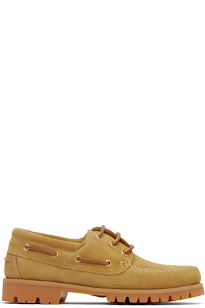 Tan Aztec Boat Shoes