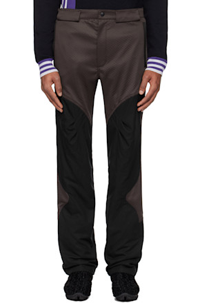 Brown & Black Solix Zip Trousers