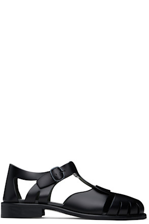 Black Pesca Sandals
