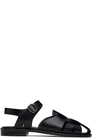 Black Pedra Sandals
