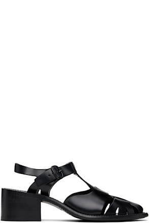 Black Pesca Heels