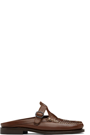 Brown Ferriol Slip-on Loafers