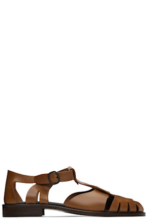 Brown Pesca Veg-Tan Sandals