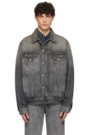 Gray Bold Denim Jacket