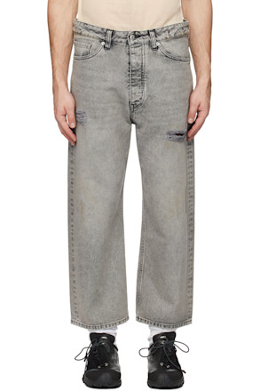 Gray Drop Jeans