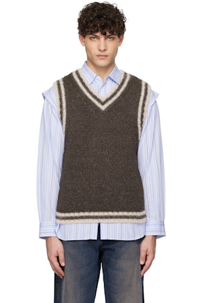 Brown Education Vest