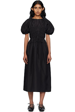 Black Betsy Midi Dress
