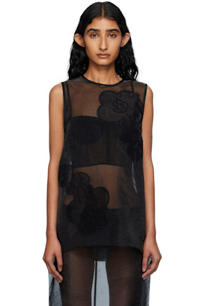 Black Alba Tank Top