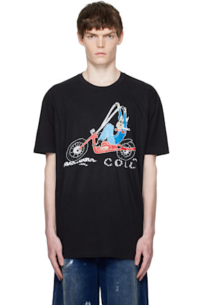 Black Freddy Chopper Cout Rider T-shirt