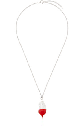 Dipped Pearl Chain Necklace