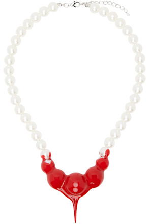 Dipped Pearl Necklace