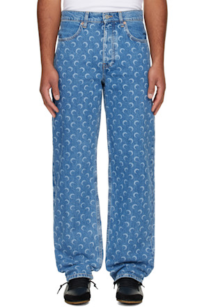 Blue Moon Laser Baggy Jeans