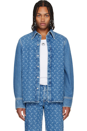 Blue Moon Laser Denim Shirt