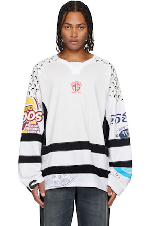 White Regenerated Graphic Jersey T-shirt