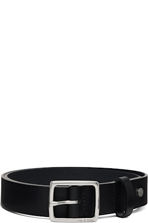 Black Boyfriend Leather Belt