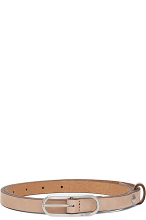 Beige Baby Rounded Rebound Belt