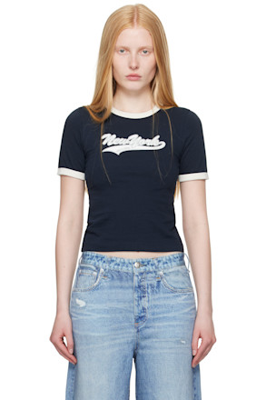Navy Mica Ringer T-shirt