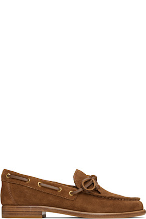 Tan Carter Suede Boat Shoes