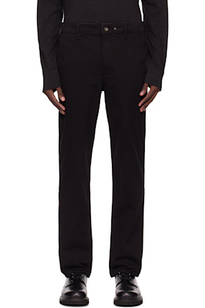 Black Fit 2 Slim Chino Trousers