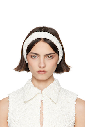 SSENSE Exclusive Bridal Capsule Bandeau Criss Cross Headband