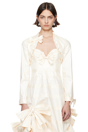 SSENSE Exclusive Bridal Capsule Bolero Cardigan