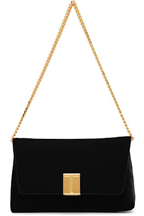Black Velvet Mini Bag