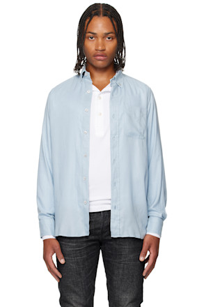 Blue Fluid Shirt