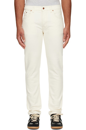 Off-White Solid Ollie Jeans