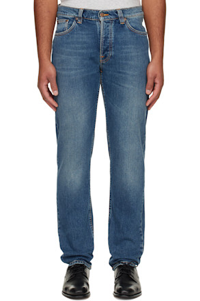 Blue Solid Ollie Jeans