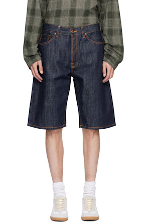 Navy Zeb Denim Shorts