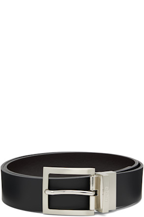 Black & Brown Leather Reversible Belt
