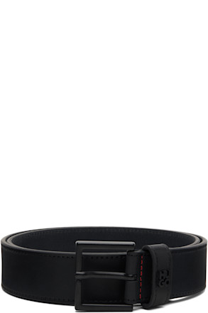Black Logo Hardware Belt