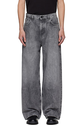 Gray Faded Jeans