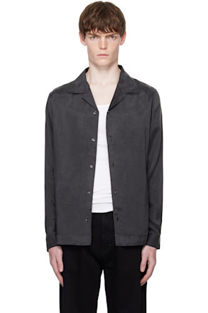 Gray Loose-Fit Shirt