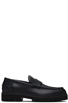 Black Lug Loafers