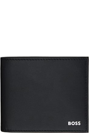 Black Logo Lettering Wallet