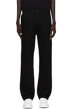 Black Straight Trousers