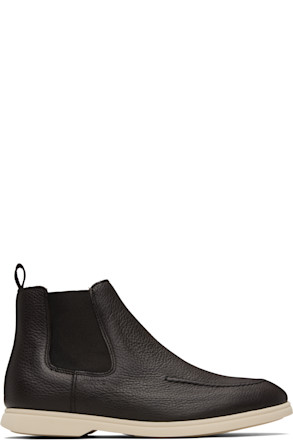 Brown Leather Chelsea Boots