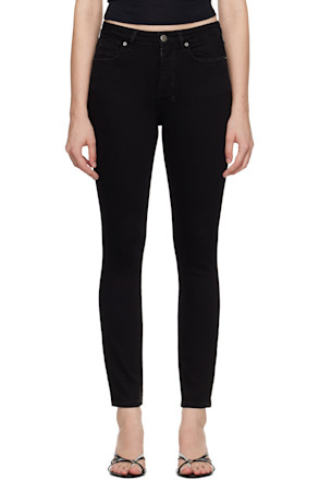 Black Spray On Jeans