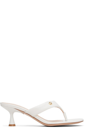 White Ascent Thong 55 Heeled Sandals