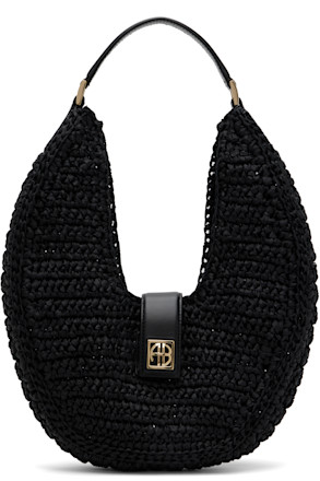 Black Lou Monogram Bag