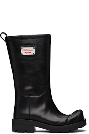 Black Sheathed Moggies Boots