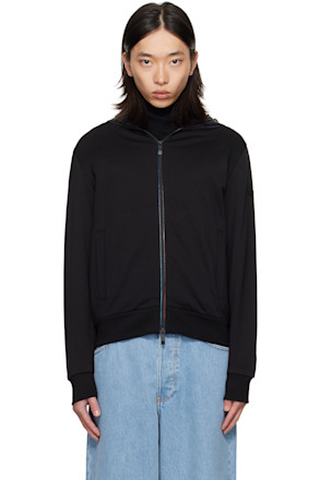 Black Zip Up Cardigan Jacket