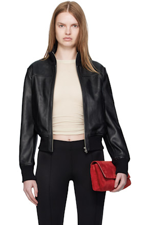 Black Tobias Leather Jacket