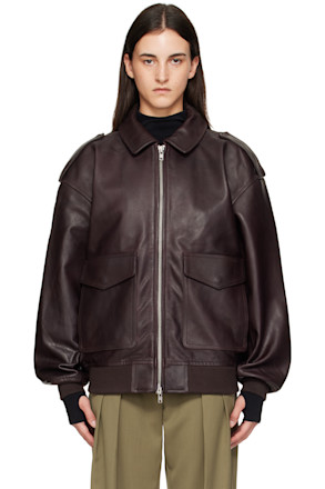 Purple Viper Leather Jacket