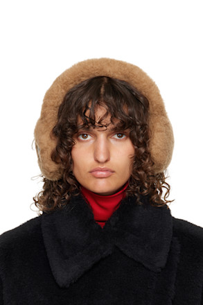 Beige Muffy Ear Warmers