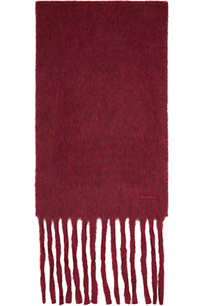 Burgundy Osso Scarf