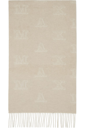 Beige Wsklause Scarf